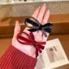 Horquilla con lazo de diamantes de imitación para Año Nuevo, horquilla con flequillo lateral para niña, horquilla con clip de alta calidad para niña pequeña