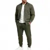 2026 Lançamento Transfronteiriço Outono Mais Vendido Solto ao Ar Livre Masculino Simples Casual Roupa de Trabalho Jaqueta de Baseball Roupa Esportiva