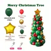 Balões de Natal Mais Vendidos da Amazon 83 Peças Formato de Árvore de Natal Árvore de Natal DIY Decoração de Natal para Hotel Casa