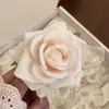 Grampo de Cabelo Flor Rosa Atmosfera Antiga Primavera e Verão Grampo de Cabelo Grampo de Cabelo Japonês e Coreano Alto Valor de Beleza Presilha para Franja Presilha Lateral Adorno de Cabeça Acessórios de Cabelo Feminino