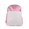 Mochila de transferência de calor, destacável, lisa, para sublimação DIY, mochila infantil para jardim de infância, atacado do fabricante