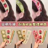 Fita Adesiva Mágica Estilo Floresta Acessório de Cabelo Infantil para Meninas, Aplique de Franja Tricotado, Aplique Versátil de Franja Estilo Pastoral, Faixa de Cabelo Não Danifica