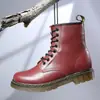 1460 Botas Martin Estación Europea Nueva Estilo Retro Británico Caña Alta Herramienta Piel de Vaca Punta Redonda Botas de Cuero para Hombres y Mujeres