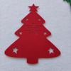 Navidad Transfronteriza Fieltro Hecho a Mano Cuchillo y Tenedor Almacenamiento Manteles Individuales Árbol de Navidad Papá Noel Tela No Tejida