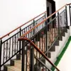 Corrimão de Escada em Liga de Alumínio Auto-Instalação Casa Autoconstruída Corrimão de Madeira Maciça Haste de Puxar Guarda-Corpo de Varanda Viga de Vila Cerca de Pátio Externo