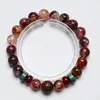 Jin Renjian XiPulsera de Cristal Natural Pulsera de Ágata Roja para Mujeres Pulsera Versátil de Regalo Venta al por Mayor