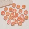 Vidro Tcheco Imitado Vidro Fantasma Transparente Forma Especial Abóbora Contas Soltas Material para Fazer Pulseira Colar DIY