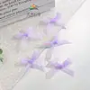 3 Accesorios de Moño Tejido de Gasa de Nieve para Textiles del Hogar, Ropa, Decoración de Pasteles y Cajas de Regalo, Accesorios para Muñecas y Moños Pequeños