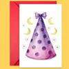 Set de Tarjetas de Felicitación de Cumpleaños Acuarela Estilo Ins Nuevo Transfronterizo con Sobre Tarjeta de Bendición Manuscrita de Alto Valor A partir de 10 Juegos