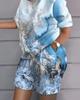 Europa e Estados Unidos novo terno feminino transfronteiriço AliExpress hip-hop street trend estampa moda lazer plus size