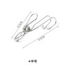 Clip de acero inoxidable para cocina con gancho se puede colgar clip de fijación para baño tendedero a prueba de viento pinza para ropa con gancho se puede colgar