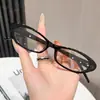 Óculos Retros Oval Preto Armação Pequena Gatinho Feminino Podem Ser Colocadas Lentes de Grau Armação Óculos Luz Azul Lentes Planas
