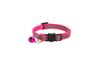 Nuevo collar con hebilla de seguridad reflectante para cabeza de gato con orejas redondas, collar con cascabel para mascota, venta al por mayor