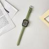 Para iwatch10 representantes con cintura pequeña Apple Watch applewatch9 correa de cuero SE simple delgada