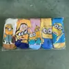 Meias de comércio exterior novas meias fofas de desenho animado meias femininas casuais coreanas meias de giz de cera pequenas novas meias rasas vendas diretas
