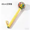 Martelo de Artemísia Martelo de Saúde, Martelo de Moxabustão para Bater nos Oito Pontos de Acupuntura, Martelo para Bater nos Ombros, Kit de Materiais DIY para Bater nos Meridianos