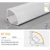 Canal de Aluminio para Luz Lineal LED al por Mayor del Fabricante, Luz Lineal con Borde, Canal de Luz de Aleación de Aluminio, Perfil de Canal de Aluminio para Luz Lineal