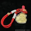 Llavero de Gato Hello Kitty Lindo Colgante Kt Cadena de Teléfono Móvil de Oro Puro Colgante para Bolsa de Lista Dorada Coche