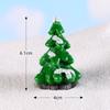 Boneco de Neve de Natal micro paisagem paisagem bacia de neve pequenos ornamentos chaveiro pingente Papai Noel resina presente atacado