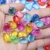 Juguete de bola ruidosa para pellizcar y hacer música, accesorios para aliviar el estrés, plástico, gotas de agua pequeñas simuladas, jarrón de almendras, relleno para acuario