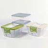 Caja de plástico para conservar la frescura, apta para microondas, lonchera, caja para almacenamiento de verduras y frutas, lonchera para llevar, juego de cajas de plástico al por mayor