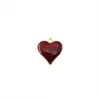1 Coração Pingando Óleo Glitter DIY Pulseira de Liga de Zinco Colar Brincos Pingente Chaveiro Pingente Acessórios de Joias Coração