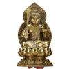 Estatua de Bronce del Buda Vajra Inamovible, una Deidad Guardiana para los Nacidos en el Año del Gallo, para Adoración y Ofrendas