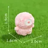 Figuritas de pequeños monstruos de dibujos animados coloridos, accesorios de resina, decoraciones DIY para paisajismo de jardines, pequeños adornos de escritorio