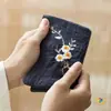 Flor de Ciruelo China Toalla Pequeña de Té Algodón Lino Absorbente Paño de Té Estilo Chino Ceremonia del Té Toalla de Té Ceremonia del Té Zen Ceremonia del Té Cultivando Tetera de Zisha
