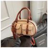 Bolso Almohada Retro de Nicho Transfronterizo para Mujer Modelo Nuevo 2026 Bolso Boston Bolso de Mano para Viaje Bolso de Hombro