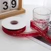 Fita de Malha Cetim Média Fita Inglesa Fita para Embalagem de Buquê Floral Amarração de Bolo Materiais Florais Atacado DIY