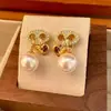 Brincos Femininos Coração Eterno Vazado com Microincrustação de Folha com Design de Zircônia de Cobre, Acessórios de Brincos Exquisitos e Pequenos para Personalidade