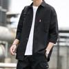 Camisa de hombre de verano 2024, nueva, de gran tamaño, para adolescentes, estilo coreano, de alta gama, con chaqueta de manga corta.