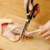 Tijeras de Barbacoa para el Hogar, Tijeras para Huesos de Pollo, Tijeras para Cortar Pescado, Tijeras de Cocina Multifuncionales, Tijeras Panda Afiladas, Tijeras para Mariscos y Pescado