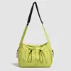 Diseño Original Estilo Coreano Estilo Oscuro Gran Capacidad Ropa de Trabajo Ins Tendencia de Moda Estudiante Casual Bolso de Hombro Cruzado
