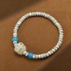 Pulseira DIY Xingyue Bodhi jade com carvão de Bodhi torrado gato dai barraca de mercado noturno pulseira ao vivo atacado