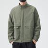 Outlet de Fábrica Otoño Nuevo Chaqueta con Cuello para Hombre 2024 Nueva Chaqueta Casual Coreana Top Chaqueta de Trabajo para Hombre