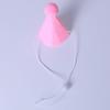 Gorro para mascota, babero de cumpleaños, babero para gato, bufanda para perro, joyería, lindo tocado para vestir, lindo babero
