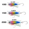Venta al por mayor de fábrica placa de hierro escama de pez plomo marca caballo 10g-20g señuelo de lance largo caballa pesca en el mar cebo artificial Luya