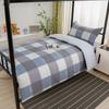 Algodão Três Peças Dormitório Estudantil Algodão Puro Seis Peças Cama Lençóis de Cama Capa de Edredom Cama Elástica Conjunto para Dormitório Compra em Grupo Atacado
