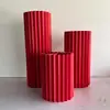 Colunas Romanas Adereços de Casamento Coluna de Mesa de Sobremesas Dobrável Enfeites Dobráveis Coluna de Papel Cilindro de Criptografia Mesa de Exibição de Flores para Casamento