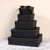 Caja de Regalo Creativa con Lazo Negro, Caja de Regalo para el Día de San Valentín, Caja de Regalo de Cumpleaños, Caja de Regalo para Souvenir, Caja Vacía al por Mayor