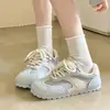 Zapatillas de Entrenamiento Retro Alemanas para Mujer 2026 Nuevas Populares de Verano con Suela Fina Calzado Deportivo con Malla Transpirable Zapatillas Planas Blancas para Mujer