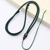 Novo par ajustável Hetian jade puxar prata de seda sândalo diy cordão pingente acessórios trançado linha jade colar corda