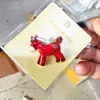 Broche del Año del Caballo del Zodiaco, Lujo de Alta Gama, Unisex, Pin de Accesorio de Broche de Caballo Lindo con Goteo de Aceite
