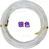 En stock 30m Alambre de aluminio de colores para manualidades DIY, alambre de aluminio para bonsái, alambre de óxido de aluminio especializado para dar forma al jardín