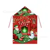 Capas Navideñas Impresas de Fábrica Hechas a Medida Transfronterizas con Papá Noel, Muñeco de Nieve, Reno y Varios Animales de Dibujos Animados