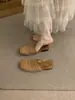 Sandalias de Cuña Abiertas de Esparto sin Talón Calzado de Mujer 2026 Verano Nuevo Planas de una Sola Tira