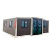 Exportación Contenedor de Vivienda Prefabricado Plegable Estancia en Casa Dormitorio de Doble Ala Fabricante Amplía Habitaciones de Doble Ala