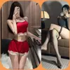 Lencería Sexy, Pijamas Sexys, Conjunto de Ligueros, Banda para el Vientre de Encaje Francés de Lujo de Pura Pasión, Bata de Encaje con Tirantes Estilo Palacio